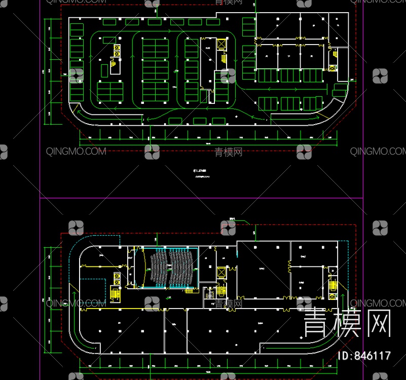 四川美式馆施工图