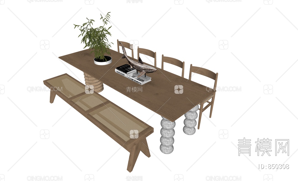 木餐桌餐椅组合