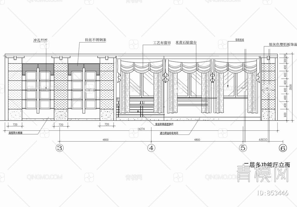 某商业银行CAD施工图