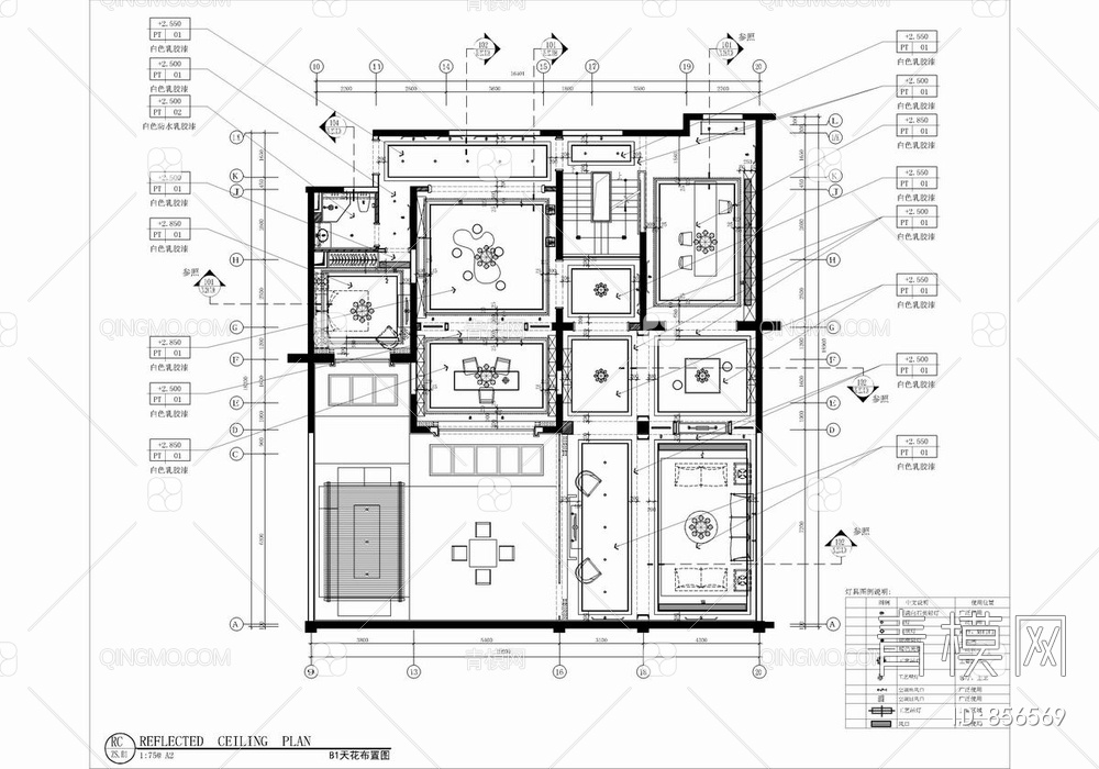CCD京基别墅CAD施工图+效果图   家装  豪宅 私宅