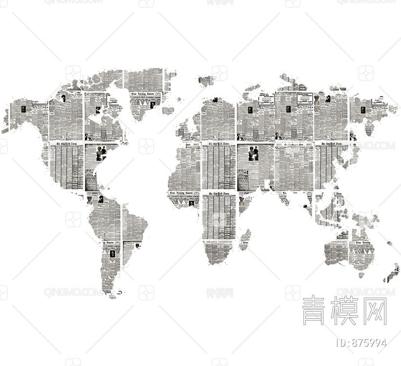 世界地图 儿童房卡通壁纸