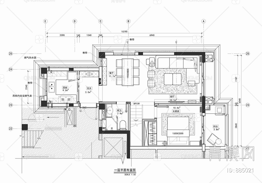 下叠别墅CAD施工图+效果图+方案文本+材料表  样板房 私宅 豪宅 家装