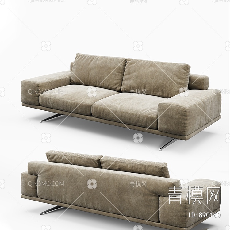 橄榄绿休闲沙发