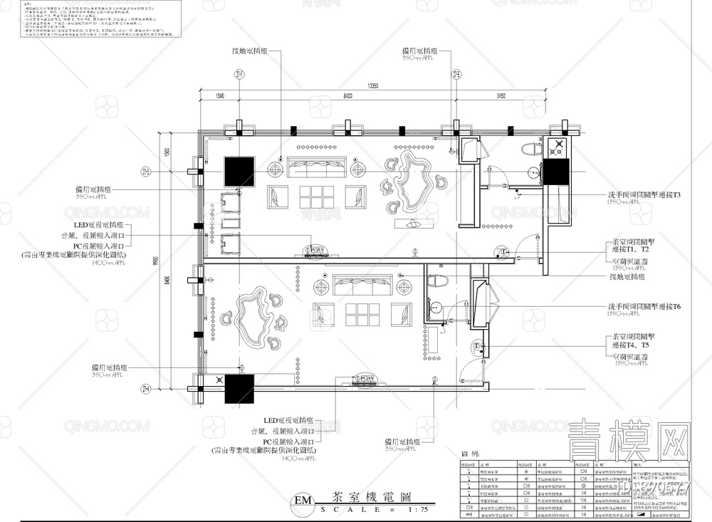 茶室CAD施工图