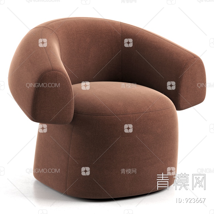 创意蘑菇休闲单椅