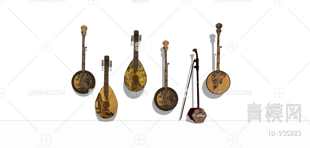 乐器组合 民族乐器 古筝 琵琶 二胡 胡琴 古琴  古乐器 乐器组合 吉他