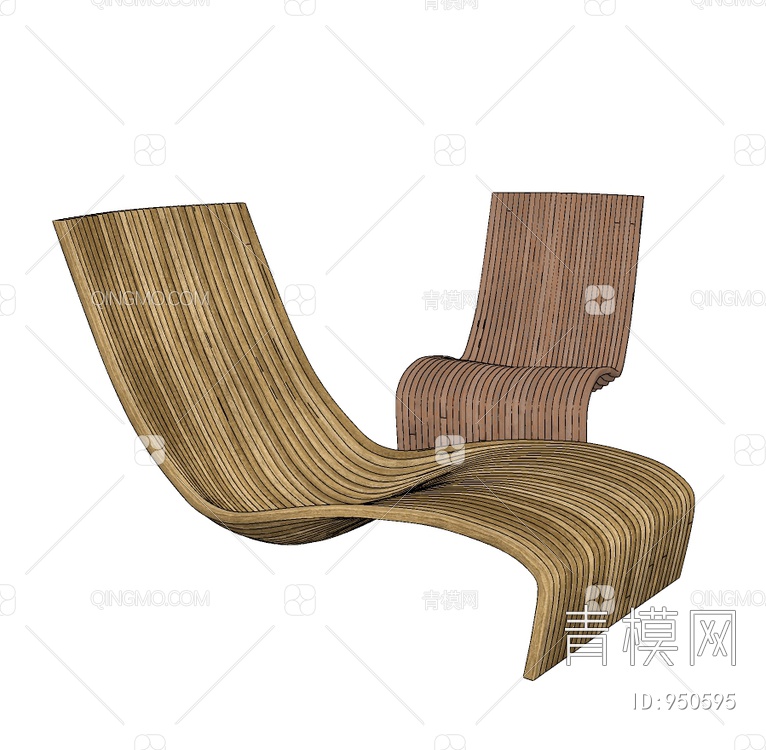 piegatto木质躺椅