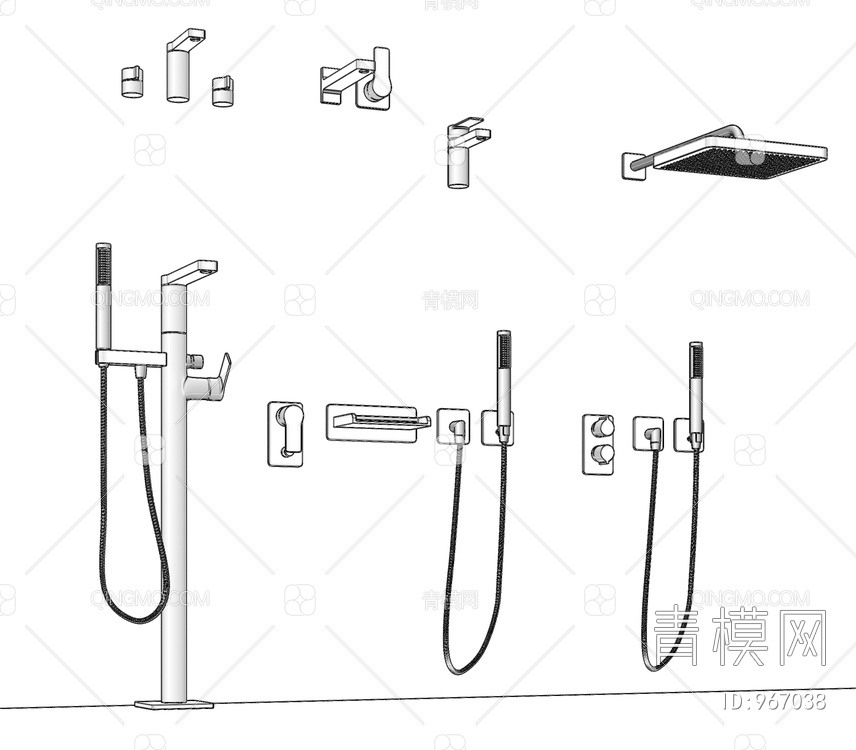 卫浴挂件组合