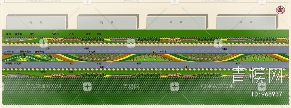 滨海公路景观设计平面