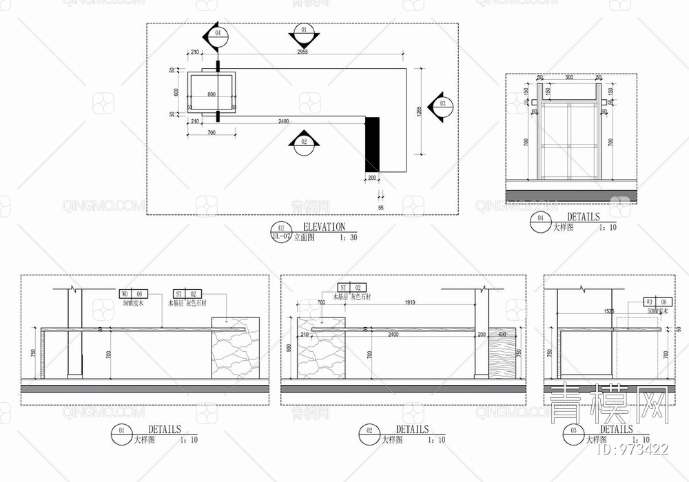 250㎡花园洋房CAD施工图+效果图+汇报文本  私宅 家装