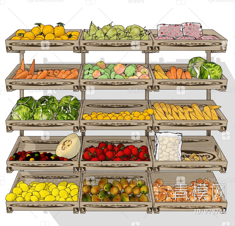 水果蔬菜展柜