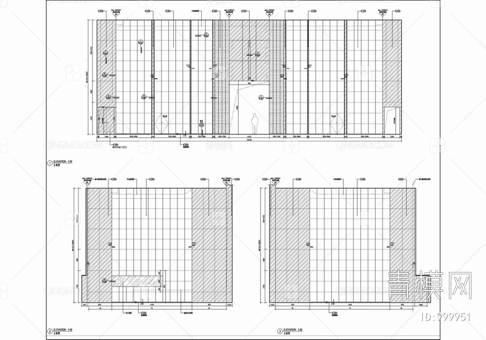 上海漕河泾科技绿洲办公楼施工图+效果图 大堂 公区 办公室