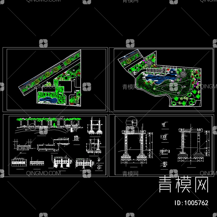 小公园绿化设计施工图