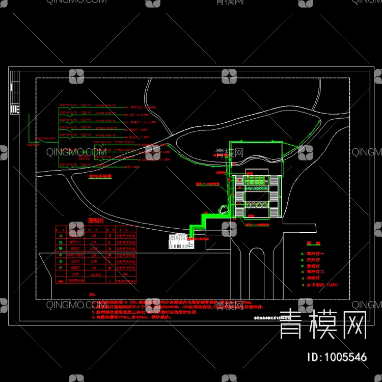 公园入口施工图纸