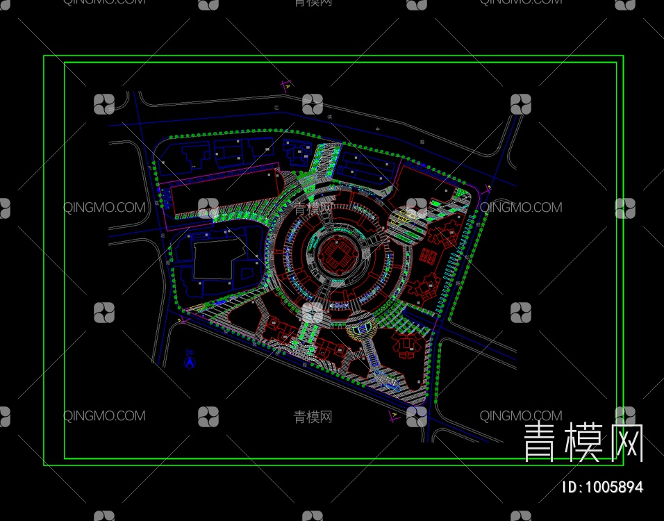 广场规划平面图