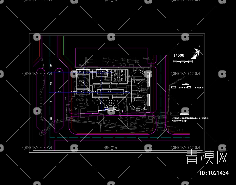 校园绿化规划图纸