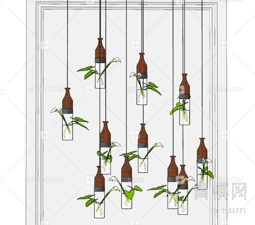 绿植花瓶吊灯