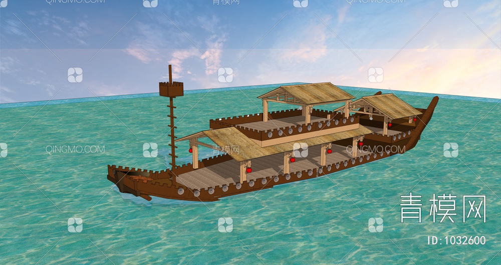 渔木船