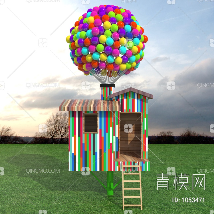 景观小品 气球小屋