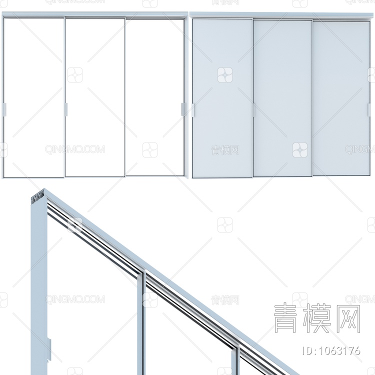 办公室推拉门 滑动门 玻璃门