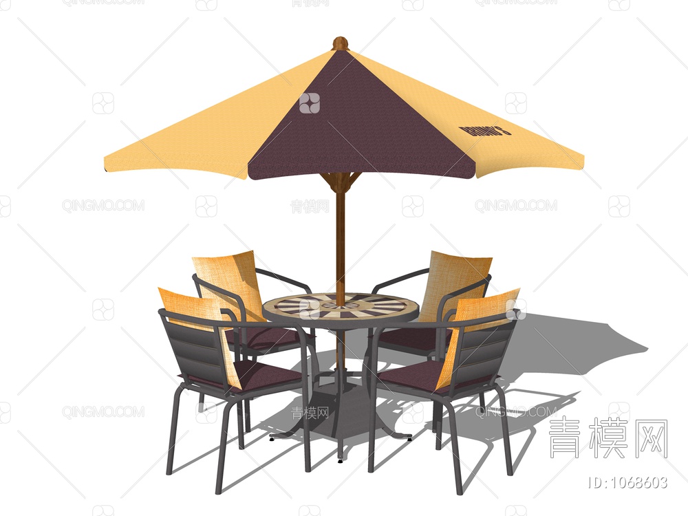 室外休闲桌椅遮阳伞