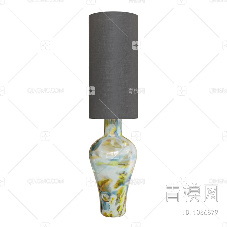 花柱瓶台灯