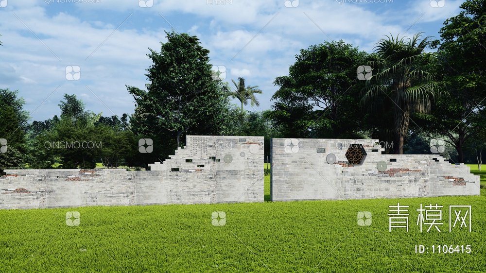 乡村特色景墙围墙