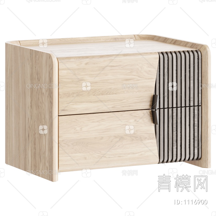 实木床头柜 边柜