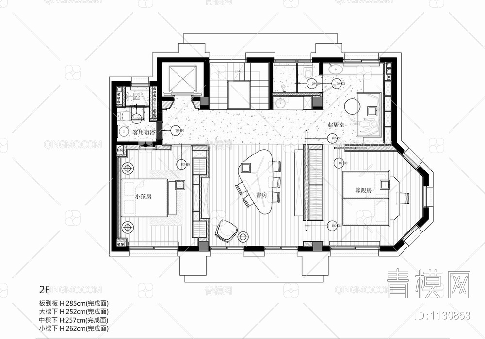 265户型别墅样板间CAD施工图+实景照  豪宅 别墅 私宅 样板间 家装