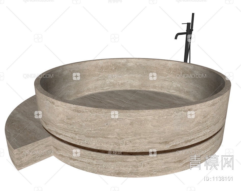 圆形浴缸