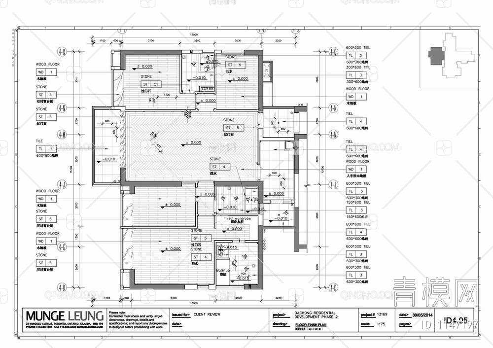 180㎡四居室样板间CAD施工图 家装 大平层 私宅 豪宅