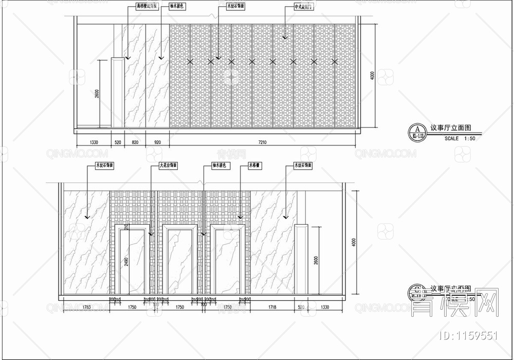 400㎡茶楼会所施工图 品茶 休闲会所 茶吧