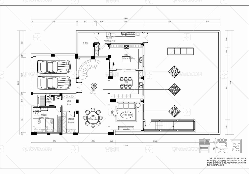 4层别墅豪宅CAD施工图+实景照 跃层 复式 家装 私宅 样板房