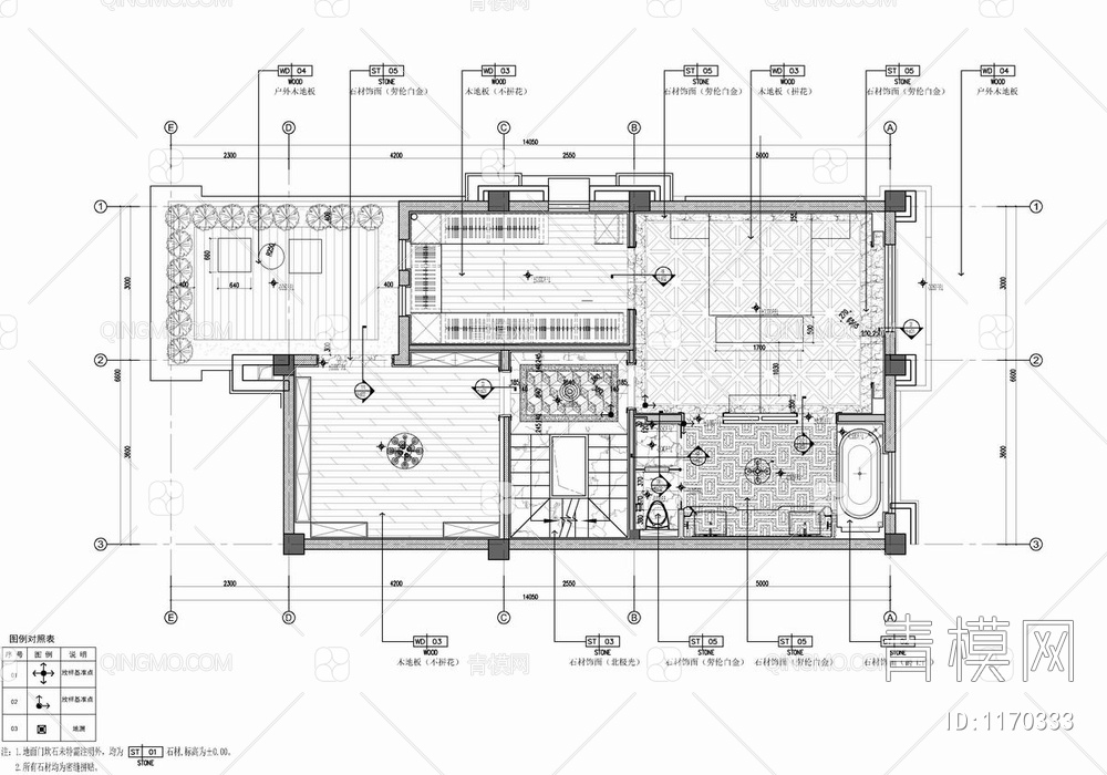 300㎡别墅CAD施工图 私宅 豪宅 家装 复式 洋房 样板房