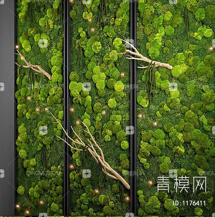 苔藓植物墙,绿植墙