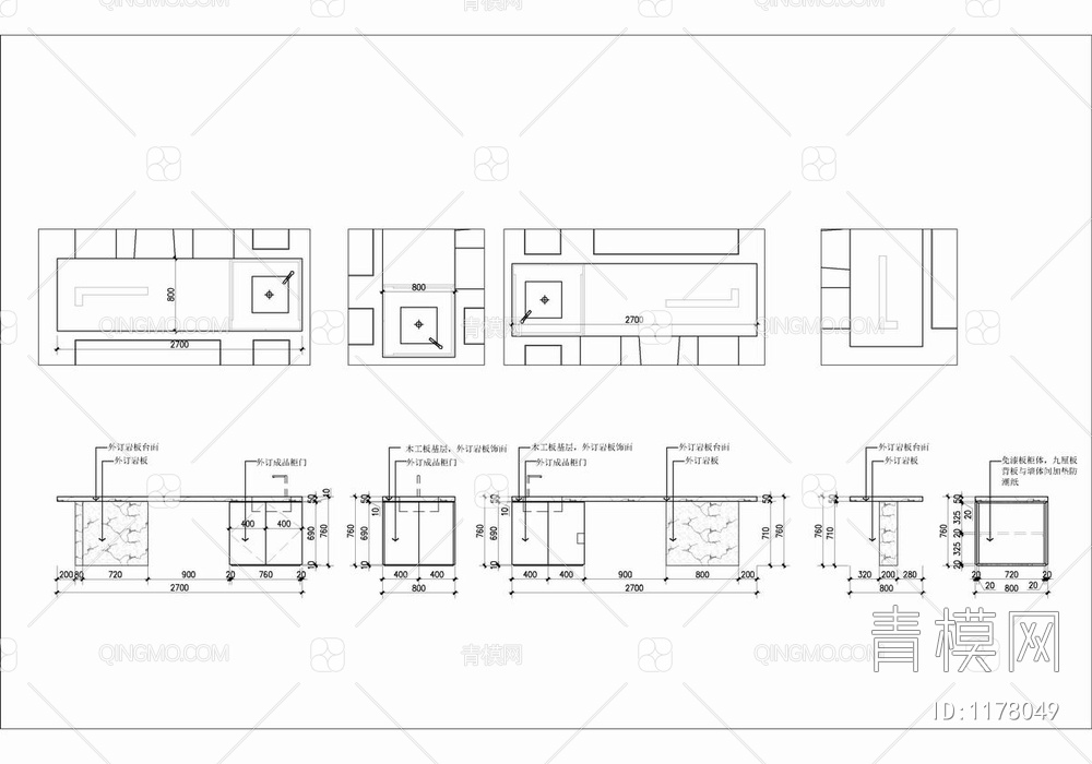 180㎡家装跃层CAD施工图+实景照  私宅 豪宅 跃层 复式 家装 大宅 样板房