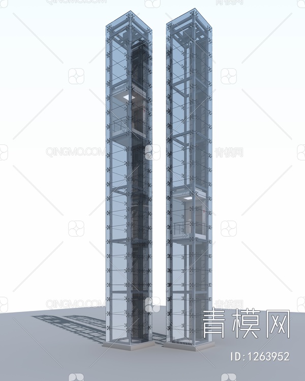 户外景观玻璃观光电梯