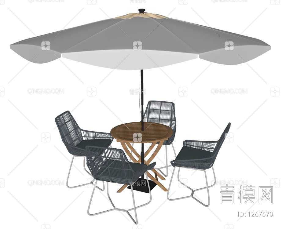户外遮阳伞餐桌椅