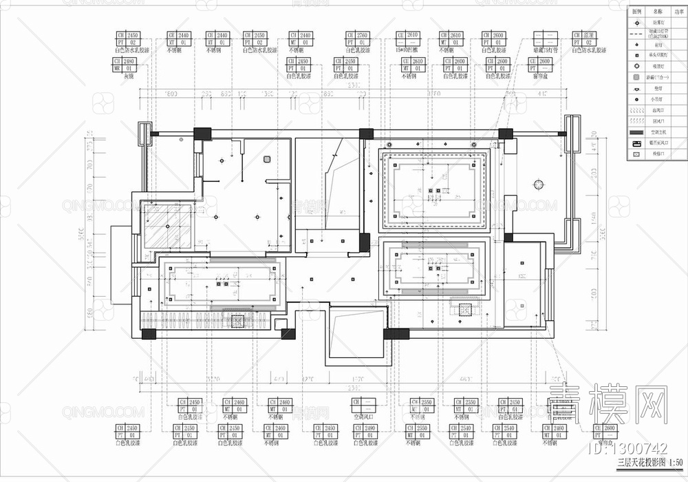 五层小别墅CAD施工图 家装 私宅 洋房 样板房 豪宅 大宅 别墅