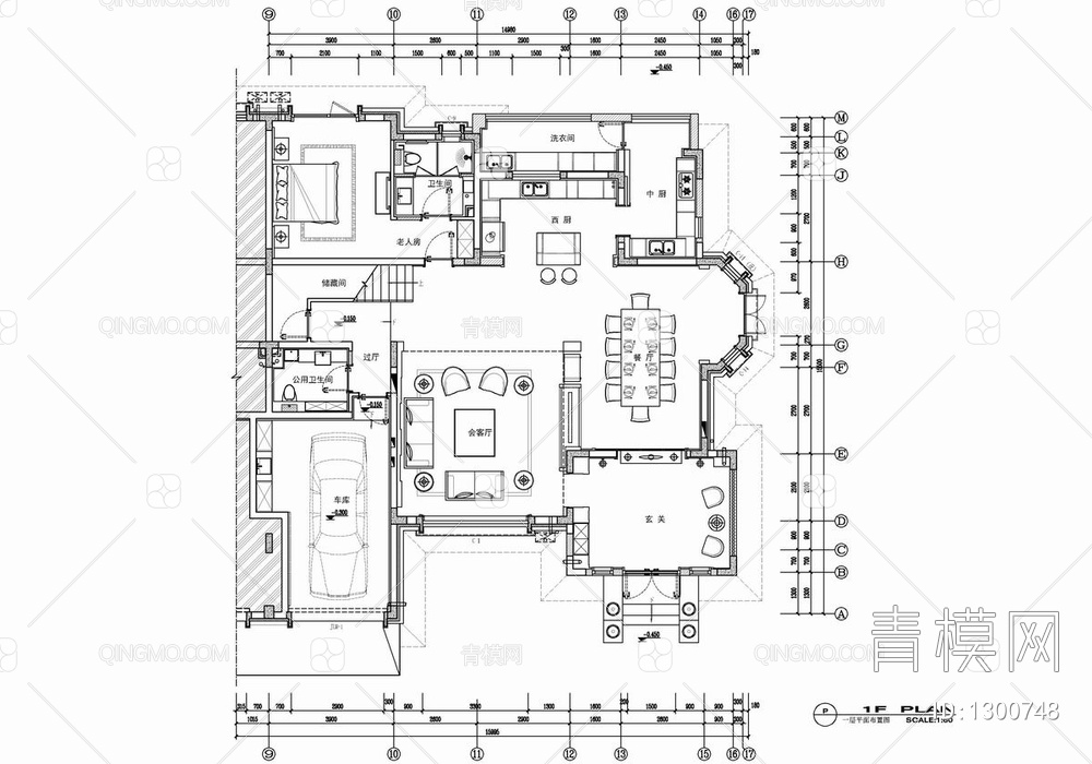 600㎡三层别墅CAD施工图+实景照 家装 私宅 洋房 豪宅 大宅 别墅 样板房