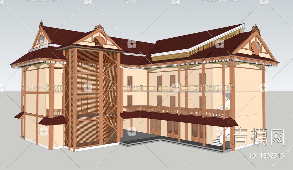 傣族民宿建筑