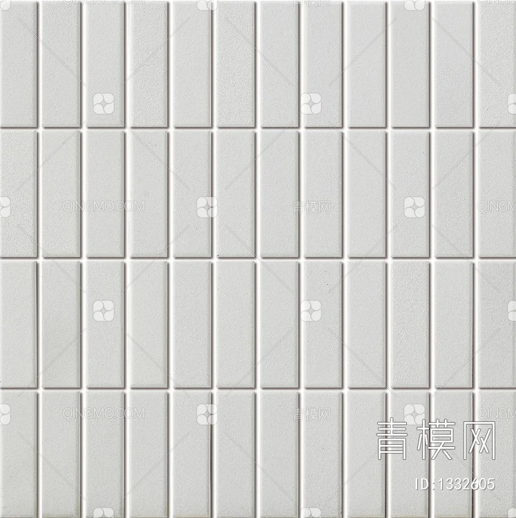 白色条形瓷砖 