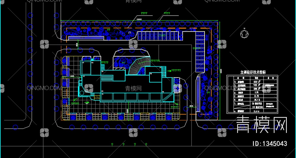 综合性写字楼建筑设计CAD全套图纸