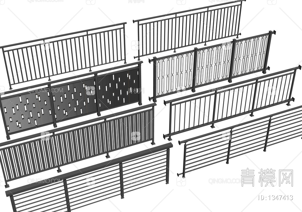 阳台护栏 铁艺栏杆