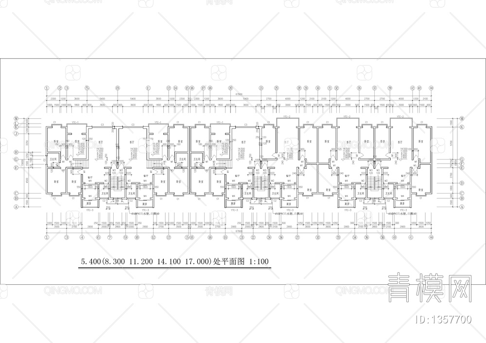 节能住宅楼建筑图