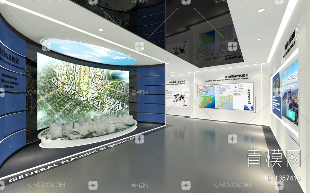城市规划展厅 数字沙盘 互动触摸屏 拼接大屏 互动查询机 中国地图