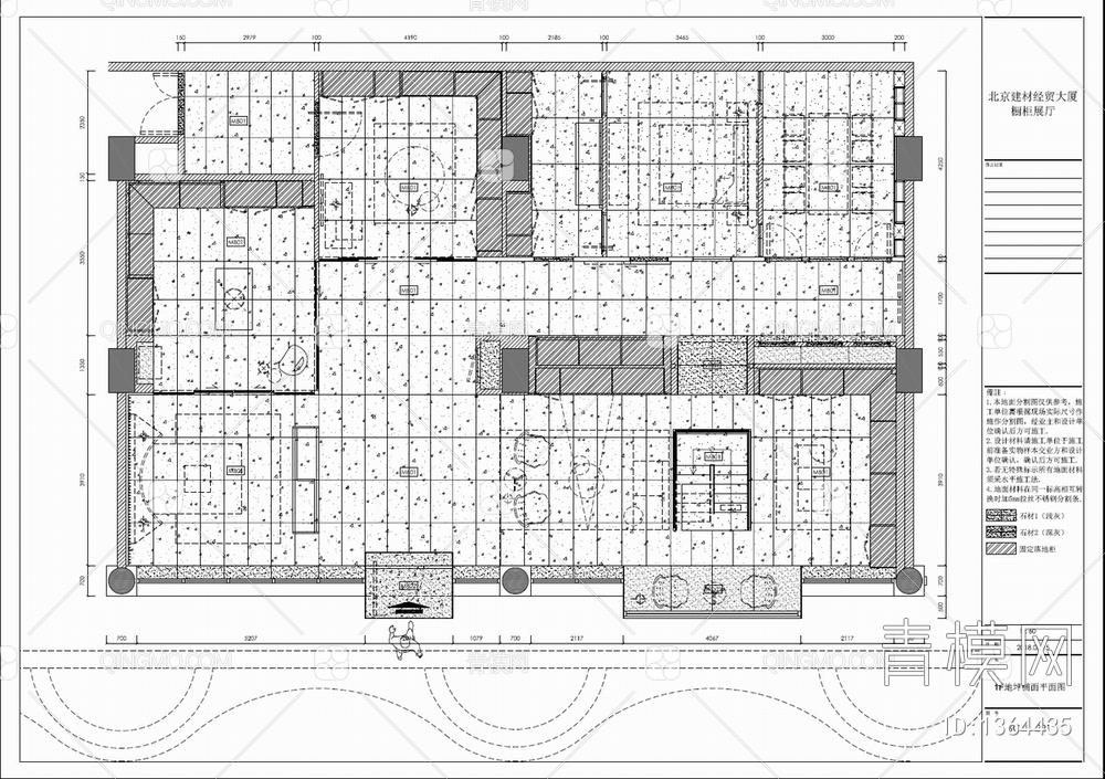 衣柜展厅卖场CAD平立面施工图 家具卖场 衣柜卖场