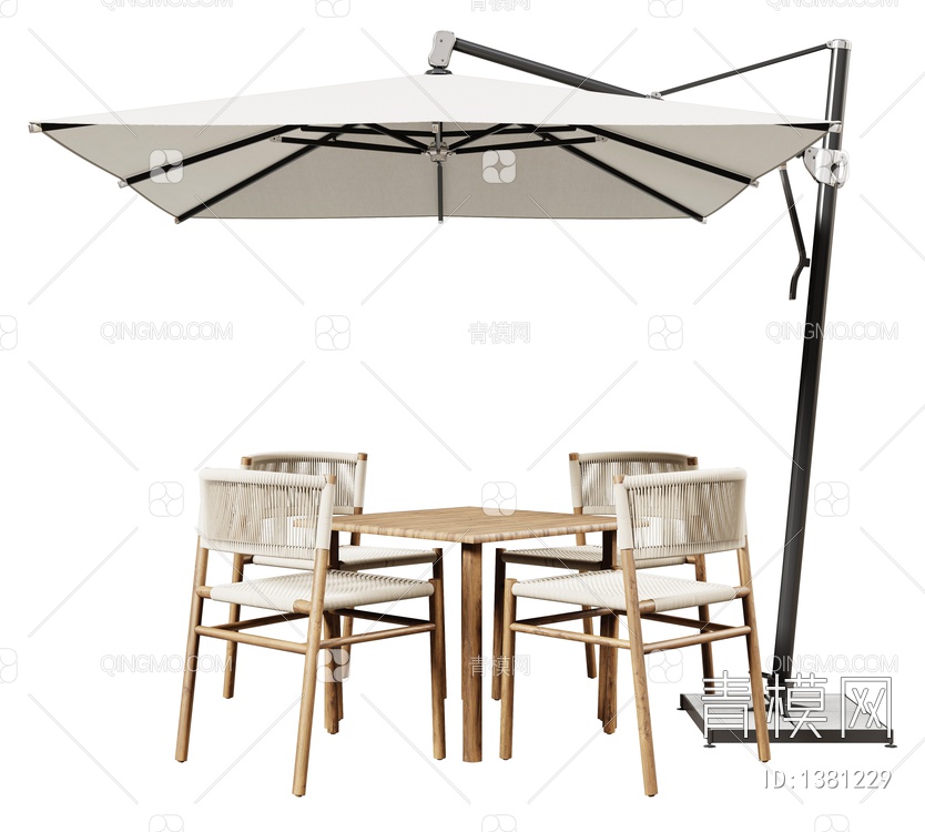 户外休闲桌椅组合 户外遮阳伞 户外餐桌椅