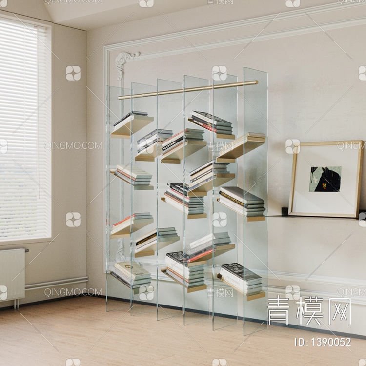 玻璃书架