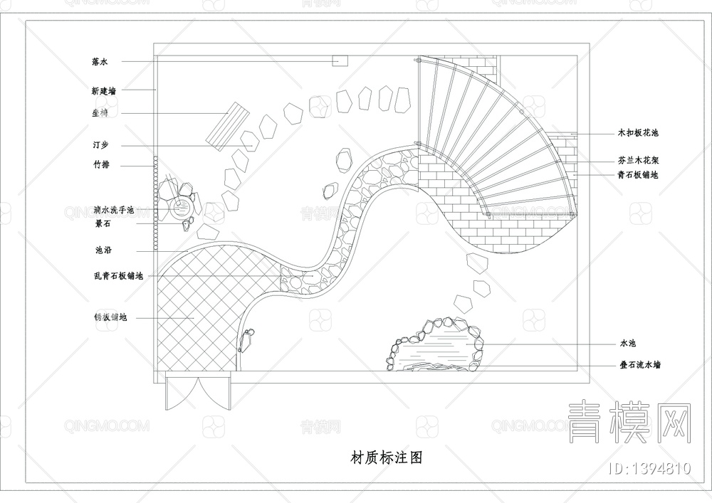 3套花园庭院景观绿化图